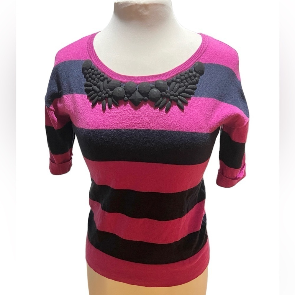 Boden Striped Wool Blend Sweater - 6